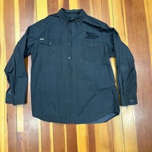 Harley-Davidson Gray Textured Shirt